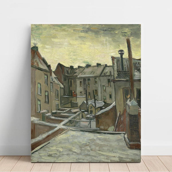 Reproduction of the painting Houses seen from the back - Vincent van Gogh