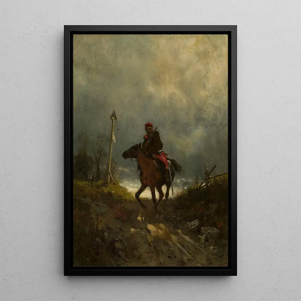 Insurgé de 1863 - Maksymilian Gierymski — framed artwork on a wall
