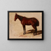 Study of a horse - Maksymilian Gierymski — framed artwork on a wall