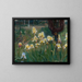 Iris at the Cemetery - Maksymilian Neuman — framed artwork on a wall