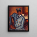 Facteur - Malvin Gray Johnson — framed artwork on a wall