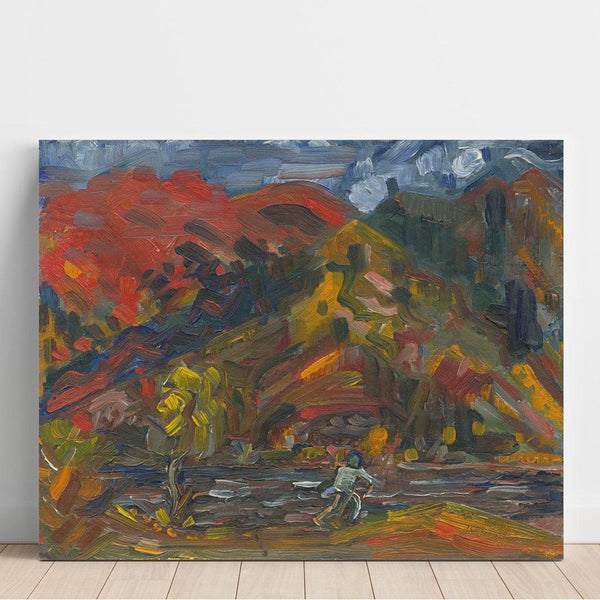 Reproduction of the painting Man on the River Bank - Arnold Peter Weisz-Kubínčan