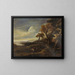 Romantic landscape painting - Style of Giuseppe Zais — framed artwork on a wall