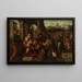 L'Adoration des mages - Style of Bonifazio Veronese — framed artwork on a wall
