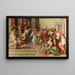 The Visitation - Style of Francesco Salviati — framed artwork on a wall