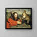 La Tentation de saint Antoine - Manière de Jérôme Bosch — framed artwork on a wall