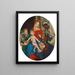 The Virgin and Child with the Magi - Style of Simon of Châlons — framed artwork on a wall