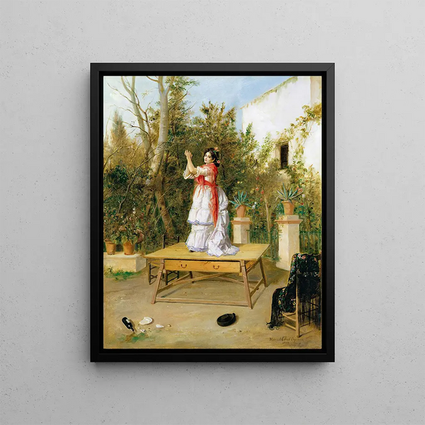 Dancing Painting - Manuel Cabral Aguado Bejarano — framed artwork on a wall