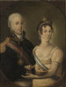 Portrait of John VI of Portugal and Carlota Joaquina of Spain - Manuel Dias de Oliveira — artwork view