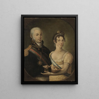 Manuel Dias de Oliveira - Portrait of John VI of Portugal and Carlota Joaquina of Spain.webp