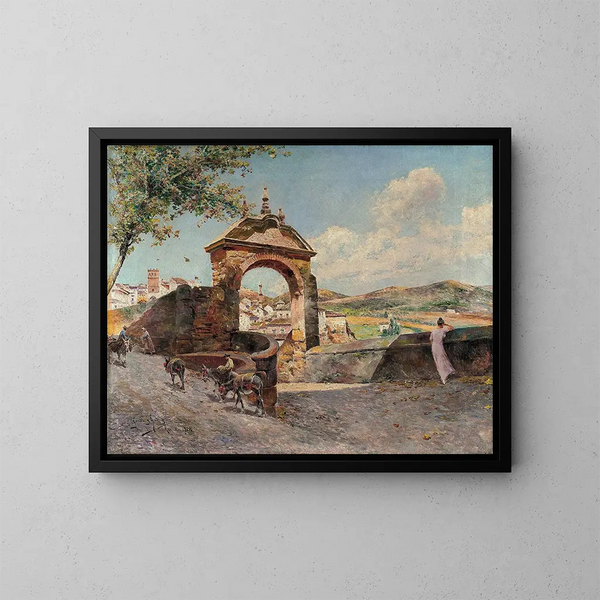 Ronde - Manuel García y Rodríguez — framed artwork on a wall