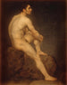 Male nude painting - Manuel Ignacio Vázquez — artwork view