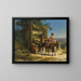 Sale Scene - Manuel Serrano — framed artwork on a wall