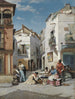 Vendeurs de rosquilla dans un coin de Séville - Manuel Ussel de Guimbarda — artwork view