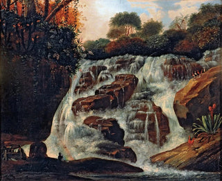 Large Cascade of Tijuca - Manuel de Araújo Porto-Alegre — artwork view