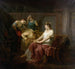 Marc Antoine mortally wounded with Cleopatra - Louis Moritz — artwork view