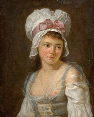 MarcAntoine Bilcocq - Portrait of a woman with a white headscarf.webp