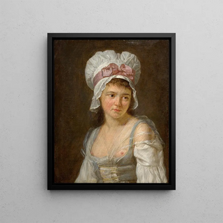 MarcAntoine Bilcocq - Portrait of a woman with a white headscarf.webp