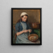 Peeling Apples - Marc-Aurèle de Foy Suzor-Coté — framed artwork on a wall