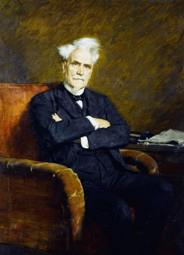 Portrait of Henri Rochefort, politician and writer 1831-1913 - Marcel Baschet — framed artwork on a wall