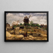 Le Moulin de la Galette - Marcel Leprin — framed artwork on a wall