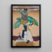 Player of Balafon - Marcelle Ackein — framed artwork on a wall