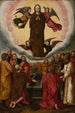 Assumption of the Virgin - Marcellus Coffermans — framed artwork on a wall