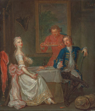 Marcellus Laroon the Younger - A Dinner Conversation.webp