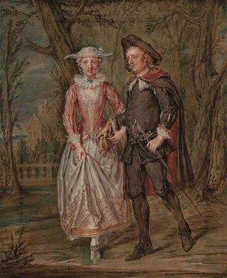 Marcellus Laroon the Younger - Lovers in a park.webp