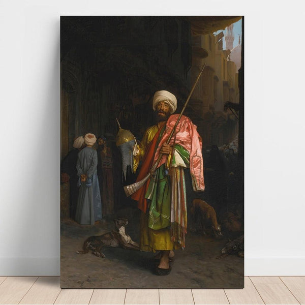 Reproduction of the painting of the Traveling Merchant in Cairo - Jean-Léon Gérôme