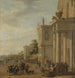 Italian Market Painting - Jacob van der Ulft — artwork view