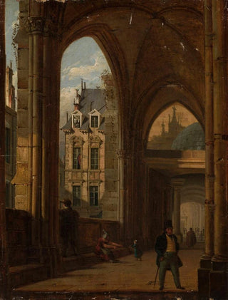 Marcin Zaleski - Arcades with the view of the city.webp