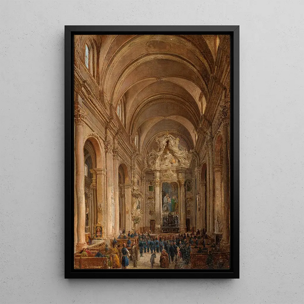 Church of the Ladies of the Visitation in Warsaw - Marcin Zaleski — framed artwork on a wall