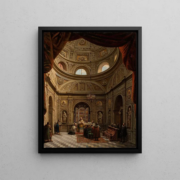 La chapelle de Sigismond - Marcin Zaleski — framed artwork on a wall