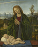 La Madone adorant l'Enfant - Marco Basaiti — artwork view