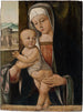 Virgin and Child Painting - Marco Basaiti — artwork view