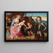 La Sainte Famille avec l'Enfant Saint Jean-Baptiste et Saint Georges - Marco Basaiti — framed artwork on a wall