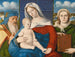 a Painting Une Sainte Conversation: La Vierge à l'Enfant avec Saint Siméon et une Sainte Femme - Marco Bello — artwork view
