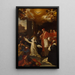 Saint Catherine trying to persuade the Pope to leave Avignon for Rome - Marco Benefial — framed artwork on a wall
