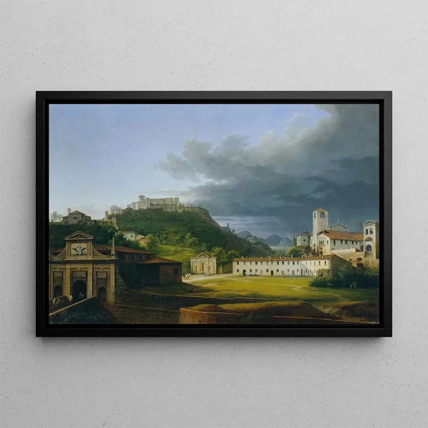 Bergame Painting - Marco Gozzi — framed artwork on a wall