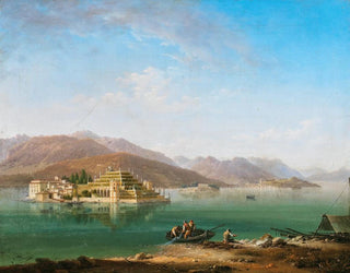 Fishermen on Lake Maggiore - Marco Gozzi — artwork view