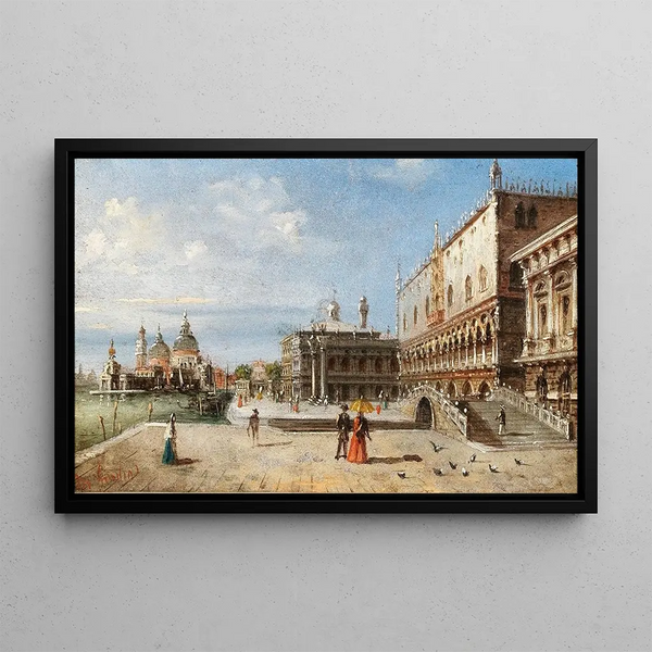 Riva degli Schiavoni - Marco Grubacs — framed artwork on a wall