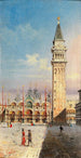 Venice painting, view of Saint Mark's Basilica - Marco Grubacs — artwork view