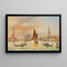 Venice in the San Marco Basin - Marco Grubacs — framed artwork on a wall