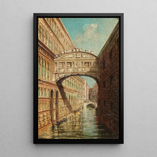 Piazzetta - Marco Grubas — framed artwork on a wall