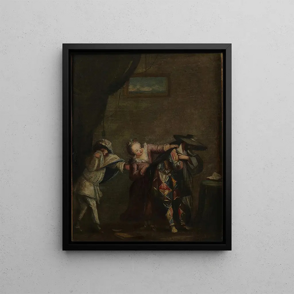Arlequinade - Marco Marcola — framed artwork on a wall