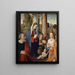 The Nativity of Christ - Marco Palmezzano — framed artwork on a wall