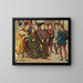 Scene of Judgment from a cassone panel depicting the father's body - Marco Zoppo — framed artwork on a wall