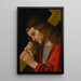 The Christ Carrying the Cross - Marco d'Oggiono — framed artwork on a wall