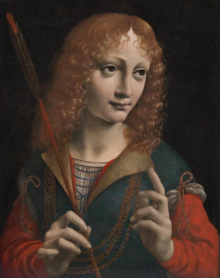 Marco d Oggiono - Portrait of a Youth as Saint Sebastian.webp